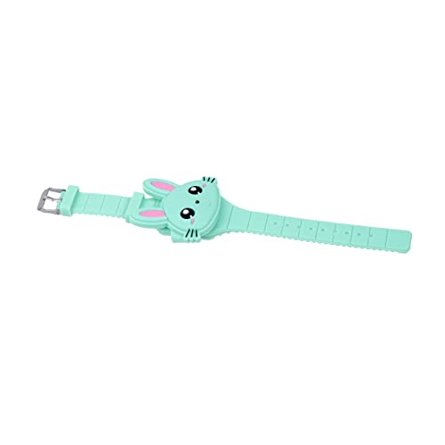 Mikikit Silicone Cartoon Watch Shape Electronic Wristwatch Für Mädchen Grün Geeignet Für Geburtstagsfeiern Für Kleinkinder von Mikikit