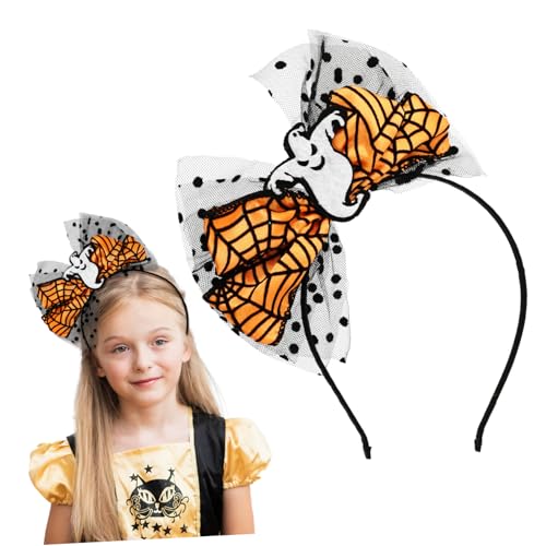 Mikikit Halloween Stirnband Mit Schleifen-design Bezauberndes Party Zubehör Für Erwachsene Und Junge Mädchen Süße Kostüm-accessoires Für Festivals Und Dekoration von Mikikit