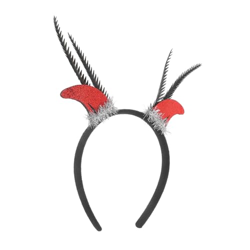 Mikikit Halloween Teufelshaarreif Filz für Partys und Vielseitiger Kopfschmuck für Unvergessliche Festivitäten von Mikikit