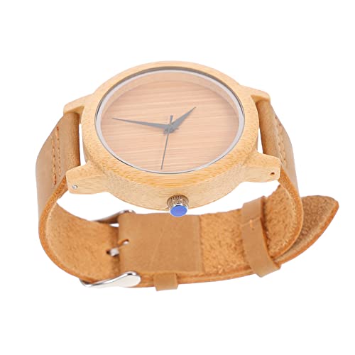 Mikikit Handgefertigte Banduhr Mit Holzzifferblatt Im Vintage-Stil Herrenuhren Modisches Accessoire Mikikit Handgefertigte Banduhr Mit Holzzifferblatt Im Vintage-Stil Herrenuhren Modisches Accessoire von Mikikit