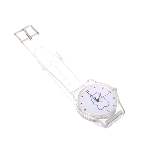 Mikikit Cartoon Damenarmbanduhr Elektronische Led Armbanduhr Aus Transparentem Silikon Für Mädchen Niedliches Design Für Studenten Und Kinder Für Freizeit Und Alltag von Mikikit