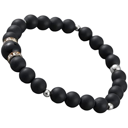 Mikikit Herren Armband Schwarzem Marmorstein Einstellbares Modisches für Männer Perfektes für Vater oder Freund für Langlebig Leicht Mikikit Herren Armband Schwarzem Marmorstein Einstellbares Modisches für Männer Perfektes für Vater oder Freund für Langlebig Leicht von Mikikit
