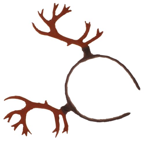 Mikikit Hirschgeweih Stirnband Für Weihnachts-haarreif Aus Bequemerem Material Für Weihnachtsfeiern Und Bühnenauftritte Verleiht Kinderoutfits Einen Festlichen Glanz von Mikikit