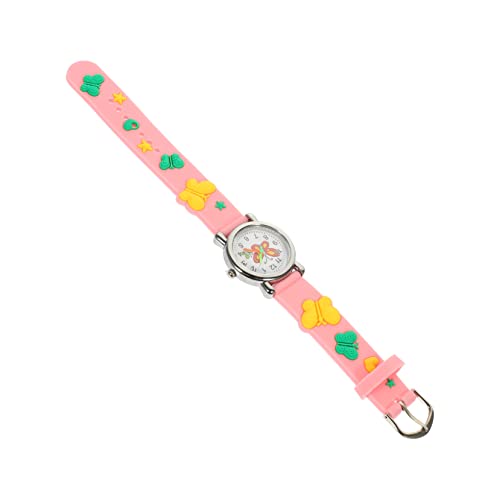 Mikikit Junge Mädchen Analog Armbanduhr Mit Cartoon-Muster Leichte Und Verstellbare Uhr Für Mädchen Hautfreundlich Tragbar Und Langlebig Für Alltag Und Modische Akzente von Mikikit