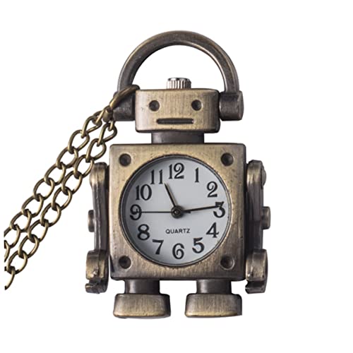 Mikikit Alte Taschenuhr Klassische Taschenuhr Taschenuhren Uhr Halskette Taschenuhr Für Herren Birth Retro-hängeuhr Steampunk-taschenuhr Ketten-taschenuhr Bot-Bots Plastik Metall Kettenuhr von Mikikit