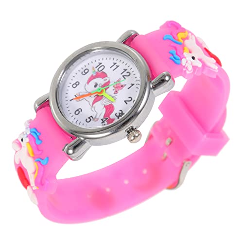 Mikikit Armbanduhr Für Mädchen Mit Einhorn- Für Jungen Und Mädchen Bequemes Design Geeignet Für Schulgebrauch Geburtstag von Mikikit