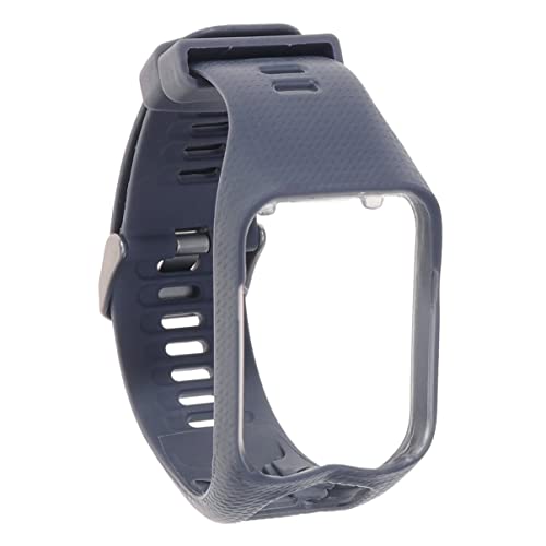 Mikikit Uhrenarmband Kompatible Armband Ersatzbänder Spark/Spark Watch Silikon für Armband/Golferarmband Graue Laufbänder Schnellverschluss-Uhrenarmband von Mikikit