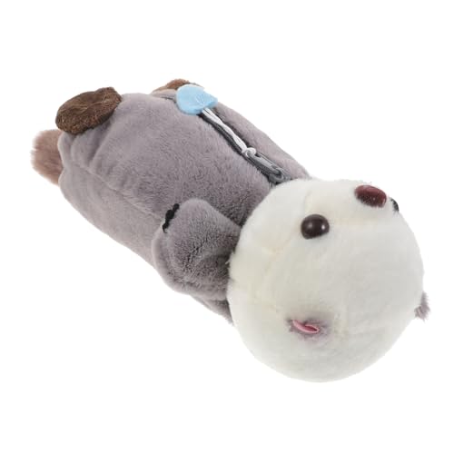 Mikikit Kuschelige Bleistifttasche Meerotter Große Kapazität Stiftemäppchen Für Schüler Schreibwaren Aufbewahrungstasche Multifunktional Organizer Für Schule Büro Kosmetik von Mikikit