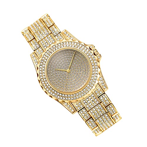 Mikikit Damen Armbanduhr Quarzuhr mit Edelstahlarmband Modisches Design Leicht für Frauen und Mädchen Geeignet für Alltag Party oder Langlebig und Angenehm zu Tragen von Mikikit