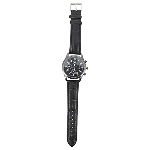 Mikikit 1stk Herrenuhr Business-Uhr Für Herren Leuchtende Armbanduhr Uhren Männer Herren Freizeituhr Herren Armbanduhren Männer Leuchtende Uhr Männergeschenk Kalender Mann Kunstleder Quarz von Mikikit