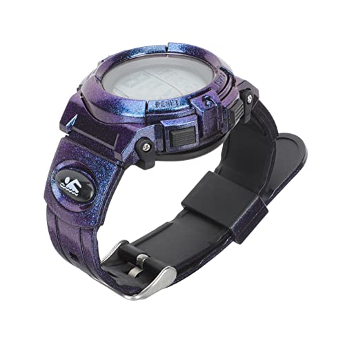 Mikikit Mädchen Sportuhr Mit Design Und Multifunktional Für Jungen Und Mädchen Für Alltag Und Sportaktivitäten Elektronische Armbanduhr Farbverlauf von Mikikit