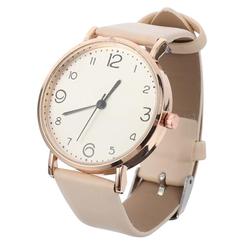 Mikikit Modische Vorherrschende Retro Persönlichkeit Leder Mädchen Mode Armbanduhr Weiblich Mit Prägnanter Damenarmbanduhr Dame von Mikikit
