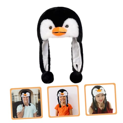 Mikikit Pinguin-gehörschutzmütze Pinguin-hut Pinguinhut Für Erwachsene Performance-hut-requisite Cosplay-pinguin-hut Pinguinmütze Für Pinguin-kopfbedeckung Pinguin-requisite Plüsch Mikikit Pinguin-gehörschutzmütze Pinguin-hut Pinguinhut Für Erwachsene Performance-hut-requisite Cosplay-pinguin-hut Pinguinmütze Für Pinguin-kopfbedeckung Pinguin-requisite Plüsch von Mikikit
