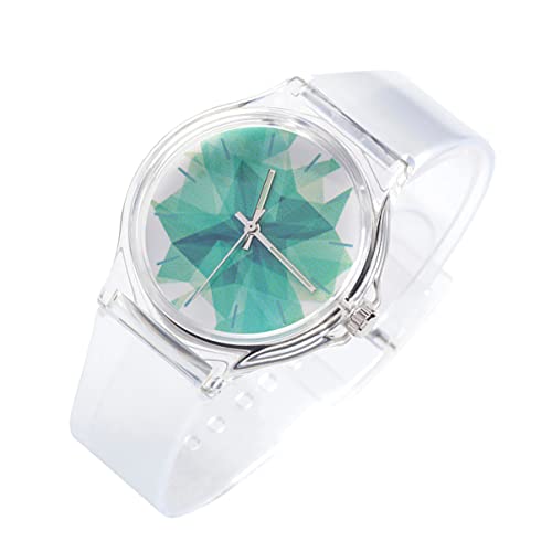 Mikikit 1stück Transparente Jelly Armbanduhr Für Schüler Quarz Uhr Stilvolle Casual Watch Mit Ziffernblatt Und Langlebig Für Alltag Und von Mikikit