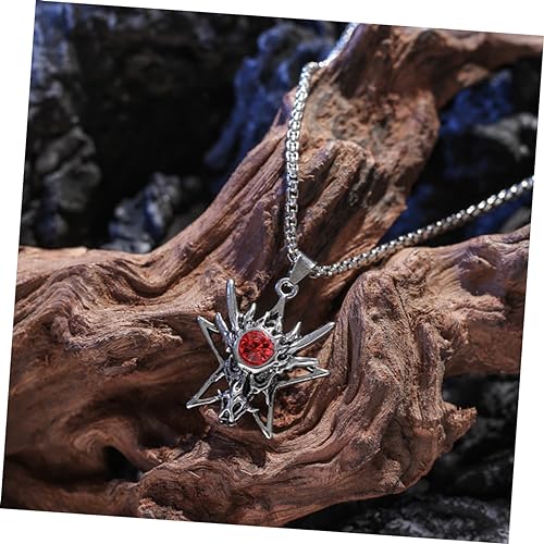 Mikikit Retro Dragon Anhänger Halskette Herren Punk Choker aus Langlebige Gothik Gliederkette Modischer Statement Schmuck für Festivals und Alltag Mikikit Retro Dragon Anhänger Halskette Herren Punk Choker aus Langlebige Gothik Gliederkette Modischer Statement Schmuck für Festivals und Alltag von Mikikit