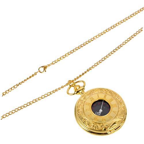 Mikikit Vintage Taschenuhr Mit Schnitzmuster Römische Taschenuhr Für Sammler Und Fans Von Vintage-Uhren von Mikikit