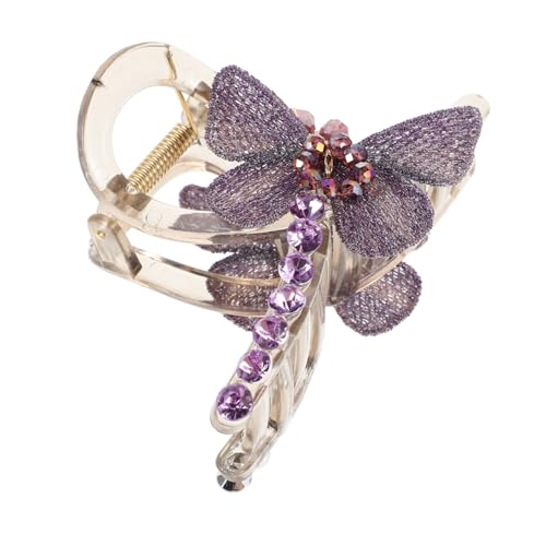 Mikikit Schmetterling Haarspangen Vintage Haarspange Damenhairschmuck Mittelteil Haarspange Für Mädchen Ausgefallene Tierhaarspange Accessoires von Mikikit