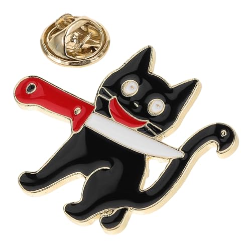 Mikikit Schwarze Katzenbrosche Katzenbroschen Für Frauen Katzennadel Brosche Valentinstag-emaille-pin Brosche Im Katzendesign Cartoon-brosche Süße Nadel Zinklegierung Black Mikikit Schwarze Katzenbrosche Katzenbroschen Für Frauen Katzennadel Brosche Valentinstag-emaille-pin Brosche Im Katzendesign Cartoon-brosche Süße Nadel Zinklegierung Black von Mikikit