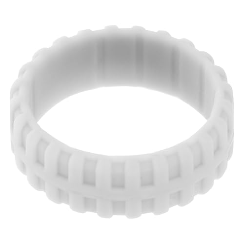 Mikikit Silikonring mit Reifenprofil Flexibler Wasserdichter Verlobungsring aus Langlebigem Silikon Atmungsaktiv Leichtgrau für Sport und Tauchen bei Geschwollenen Fingern Mikikit Silikonring mit Reifenprofil Flexibler Wasserdichter Verlobungsring aus Langlebigem Silikon Atmungsaktiv Leichtgrau für Sport und Tauchen bei Geschwollenen Fingern von Mikikit