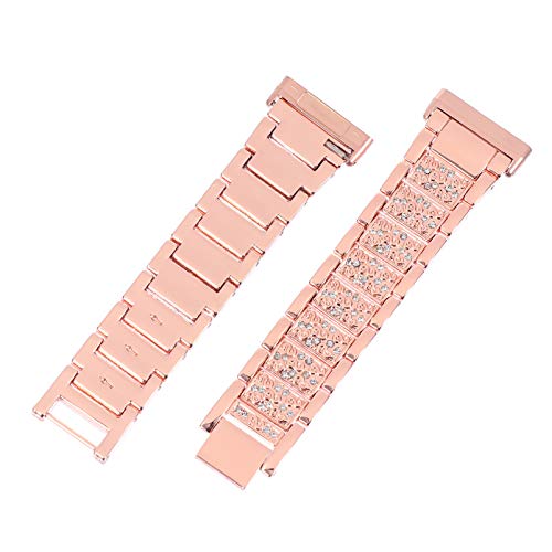 Mikikit Smartwatch Uhrarmband Diamanten Schmuck Legierung Ersatzarmbänder Handgelenk Taille Praktische Damenuhr Armbanduhr Glänzend Zubehör Armband- Für Armband Armband Schnell von Mikikit