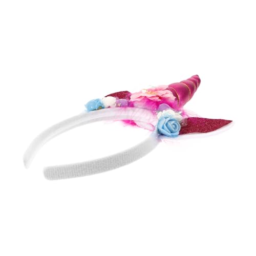 Mikikit Einhorn Stirnband Bezauberndes Einhorn-haarband Party-stirnband Kreative Haarreifen Haardekor Zum Geburtstag Haarband von Mikikit