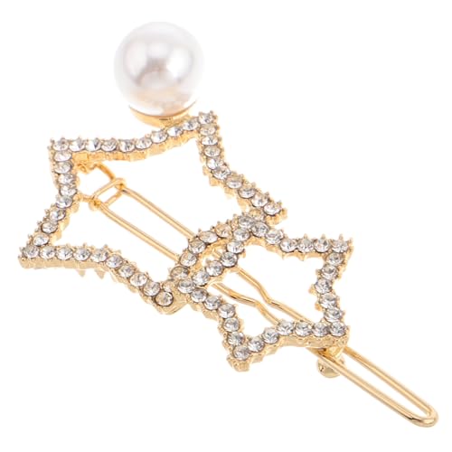 Mikikit Stylische Stern Haarspangen Mit Strass Und Imitationsperlen Haarklammern Für Und Anlässe Sicherer Und Funkelndes Design Für Damen Mikikit Stylische Stern Haarspangen Mit Strass Und Imitationsperlen Haarklammern Für Und Anlässe Sicherer Und Funkelndes Design Für Damen von Mikikit