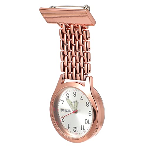 Mikikit Taschenuhr 1Pc Auf Uhr - Krankenschwestern Pflegepersonal Bewegung Mütter Clip-On Zweite Kreative Brosche Für Uhren Bevorzugen Tragbare Tunika von Mikikit