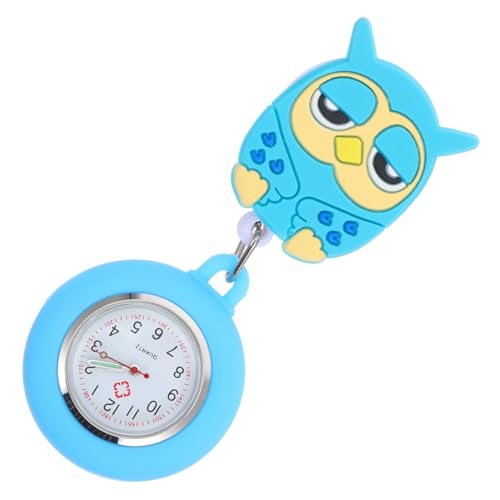 Mikikit Betrachten Kinderuhren Arabisch Hand Jelly Reversmarker Digital Muster Clip Niedlich Krankenschwestern Uhr: Verschluss Ziehen Zweite Tasche Schlüsselanhänger Personalisiert Tragbar von Mikikit