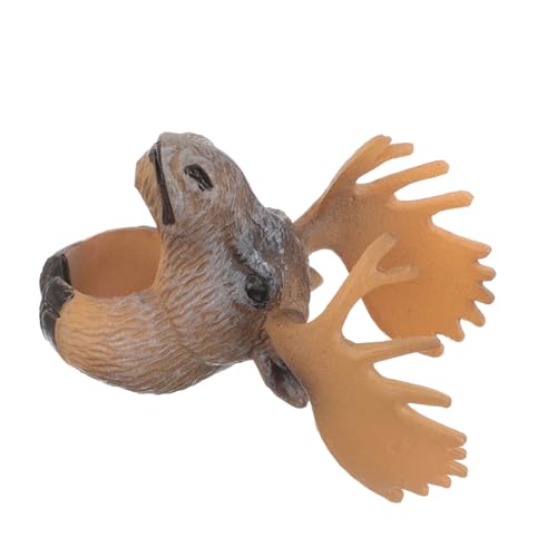 Mikikit Tier Ring für Klobige Dekorative Tierfingerringe für Partytüten für Halloween Feiern Zufällige Designs Spaß für Altersgruppen von Mikikit