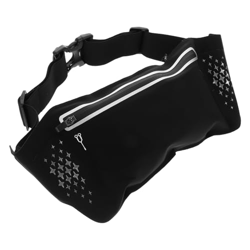 Mikikit Ultra Dünner Wasserdichter Running Belt mit Reflektierendem Streifen Verstellbare Hüfttasche für Mobiltelefon Leichte Bauchtasche für Damen und Herren für Joggen Wandern und von Mikikit