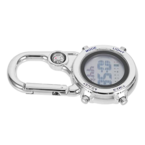 Mikikit Multifunktionale Karabineruhr Für Herren Outdoor Digitaluhr Mit Clip-Funktion Für Wanderungen Und Robuste Bauweise Blau Mikikit Multifunktionale Karabineruhr Für Herren Outdoor Digitaluhr Mit Clip-Funktion Für Wanderungen Und Robuste Bauweise Blau von Mikikit