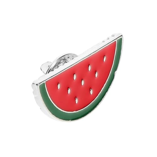 Mikikit Wassermelonen Brosche Süße Cartoon Anstecknadel Metallclip Für Damen Und Herren Für Schals Kleidung Und Dekoration Kreatives Design Verarbeitung von Mikikit