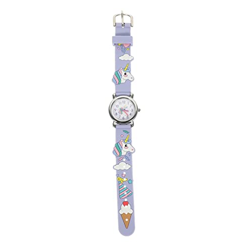 Mikikit Anschauen Geschenk Kinder Armbanduhr Schöne Armbanduhr Für Kinder Kinderuhr Mit Einhornmuster Tragbare Uhr Für Kinder Süße Kinderuhr Zubehör Student Junge Mädchen Gewöhnliches Glas von Mikikit