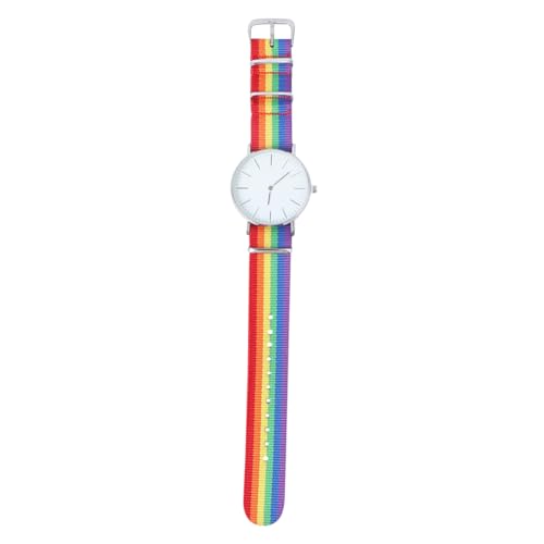 Mikikit Rainbow Designed Unisex Quarz Armbanduhr Silikonarmbanduhr Mit Präziser Zeitmessung Und Stilvollem Design Für Damen Und Für von Mikikit