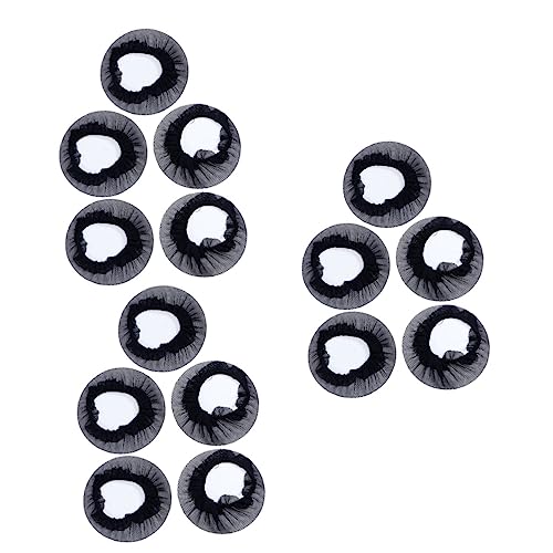 15 Stk Brötchen Netze Ballett Haarnetze Für Dutts Ballett-haarnetze Ballett Haarknoten Netz Frauen Tanzendes Haarknotennetz Haarschmuck Brötchennetze Abdecken Black Mikinona von Mikinona