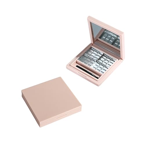 Mikinona 2stücke Leere Lidschattenpalette Mit Spiegel Set Quadratische Rosa Make-up Box Mit Fächern Für Diy Lidschatten Für Frauen Und Mädchen Praktische Aufbewahrung Für Mikinona 2stücke Leere Lidschattenpalette Mit Spiegel Set Quadratische Rosa Make-up Box Mit Fächern Für Diy Lidschatten Für Frauen Und Mädchen Praktische Aufbewahrung Für von Mikinona