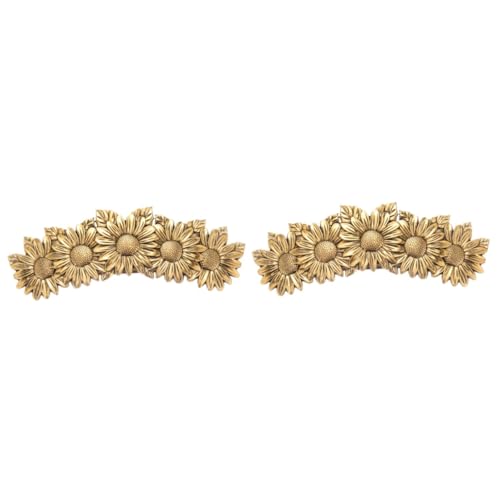 Mikinona 2stücke Sonnenblumen-haarspange Aus Legierung Für Frauen Elegante Frühlingsklammer Mit Nostalgischem Design Geeignet Für Dickes Und Dünnes Haar Verleiht Jedem Look Stil Und von Mikinona