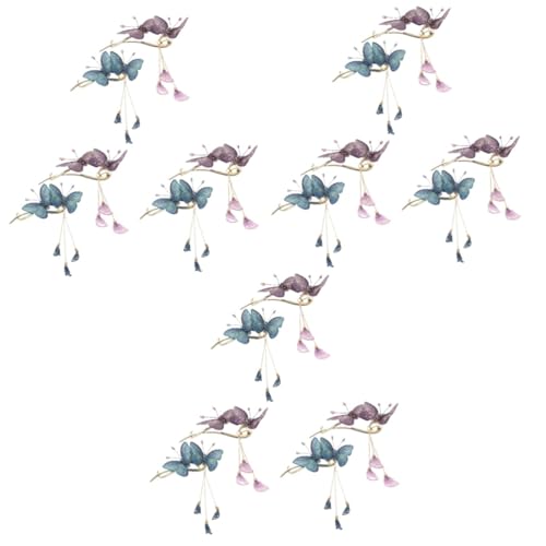 Mikinona 3sets Metall Haar Clips Frauen Strass Schmetterling Haar Clip Frauen Dekorative Haar Pin 2 Stücke * 3 von Mikinona