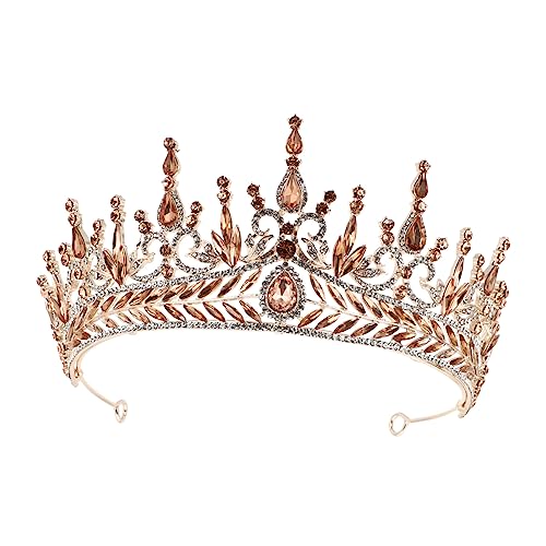 Mikinona Funkelnde Hochzeitskrone Strasskrone Kopfschmuck Party Für Frauen von Mikinona
