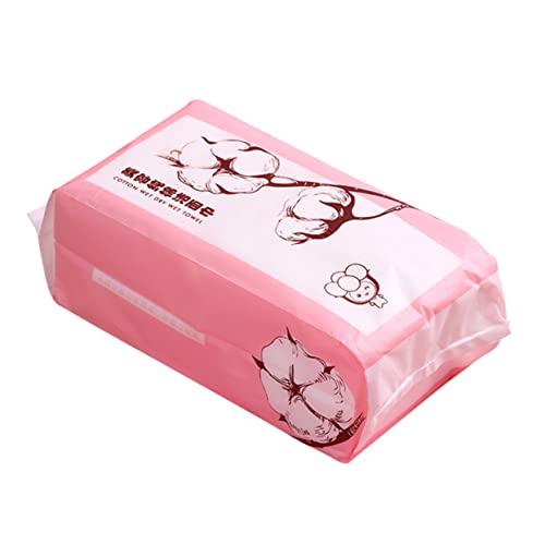 Mikinona 1 60 Stück Handtücher Einzeln Verpackt Einfache Gesichtstücher Gesichtsreinigung Empfindliche Haut Make Up Entferner Gesichtstücher Weiß von Mikinona