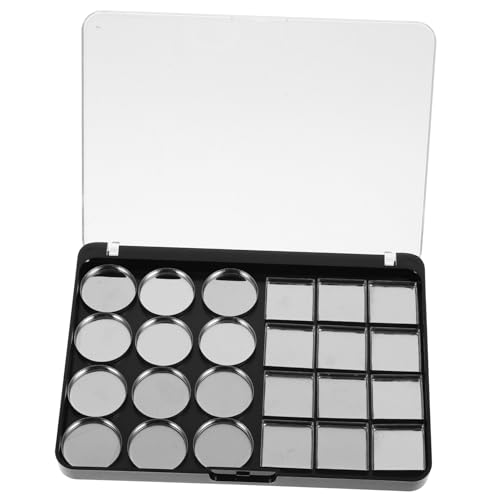 Mikinona Magnet 1 Satz Ablagefach für Lidschatten Lidschattentablett mit Pfannen leere Make-up-Palette magnetische Ablage Magnete leere Lippenbalsam-Palette Lidschatten-Etui Pack von Mikinona