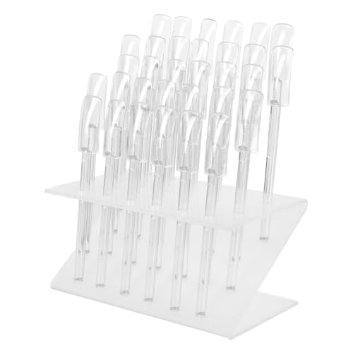 Mikinona 1satz Nail Tip Display Rack Manicure Salon Organizer Für Nagelspitzen Und Leicht Für Nail Art Und Schulungen Einfach Zu Reinigen von Mikinona