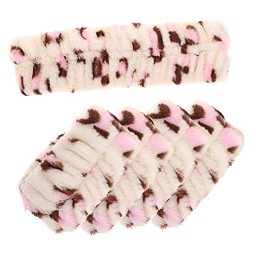 Mikinona 1 Satz Stirnband Mit Leopardenmuster Handtücher Handgelverband Haarband Spa-armbänder Zum Waschen Des Gesichts Handgelenksmanschetten Zum Gesicht Des Gesichts Wascharmband Stoff Mikinona 1 Satz Stirnband Mit Leopardenmuster Handtücher Handgelverband Haarband Spa-armbänder Zum Waschen Des Gesichts Handgelenksmanschetten Zum Gesicht Des Gesichts Wascharmband Stoff von Mikinona