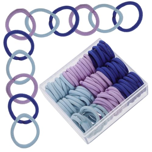 Mikinona Elastische Haarbänder Für Mädchen 90er-pack Haargummis Set Pferdeschwanzhalter Nylonseile Haar-accessoires Für Mädchen von Mikinona