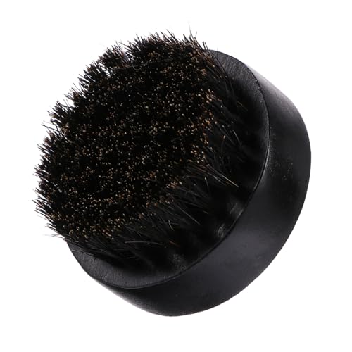 Mikinona 1 Stück Bartbürste Mit Schweineborsten Männer Zaubererbart Körperpflege Bartwachstumspinsel Eber Bartwerkzeug Ergonomischer Griffbürste Borstenhaar Black von Mikinona