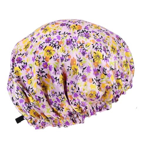 Mikinona 1stück Junge Mädchen Duschhaube Aus Satin Verstellbare Badekappe Für Jungen Und Mädchen Uv-schutz Und Komfort Für Baden Und Schlafen Pflegt Das Haar Und Verhindert Das von Mikinona