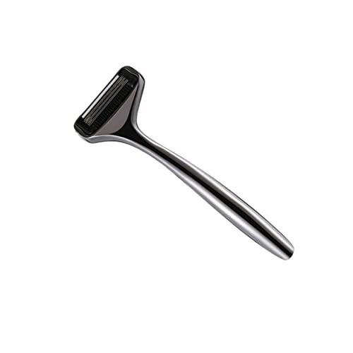 Mikinona 1 Stück Doppelblatt Rasiermesser Praktischer Rasierer Haarschneider Bartschneider Rasierer Mit Rutschfestem Griff Rasiermesser Mit Langem Griff Schweden Schwarz von Mikinona