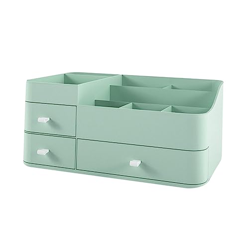 Mikinona Kosmetik-Organizer-Koffer Büro-Aufbewahrungsboxen 1 Stück Karton Tischdeckenklammern Make-up-Halter Desktop-Make-up-Organizer Bilden Regal Fernbedienungshalter von Mikinona