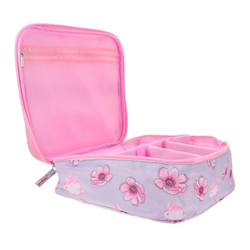Mikinona 1 Stück Kulturbeutel Damen Frauen Reisetaschen Make Up Tasche Aufbewahrungstasche Geburtstagsgeschenk Make Up Organizer wasserdichte Kosmetiktasche wasserdichte Zufällige Farbe von Mikinona