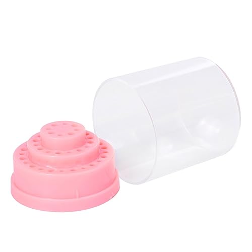 Mikinona Nagelbithalter Box Für Nagel Polieren Maschine Kunststoff Lagerung Box Mit Löchern Für Nagelbithalter Organizer Und Display Für Maniküre Bohrer Bits von Mikinona